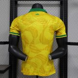 24-25 Brazil Comma Yellow Special Edition Player Version Soccer Jersey