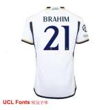 23-24 RMA Home Long Sleeve Player Version Soccer Jersey