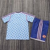 1990-1992 Man Utd Away Retro Kids Soccer Jersey