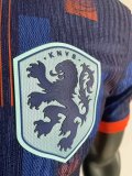 2024 NetherIands European Cup Away Player Version Soccer Jersey