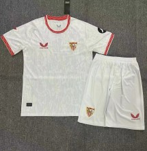 24-25 Sevilla Home Kids Soccer Jersey
