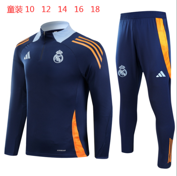 24-25 RMA High Quality Kids Half Pull Tracksuit