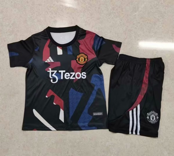 24-25 Man Utd Kids Soccer Jersey
