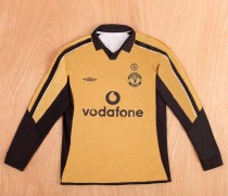 2001-2002 Man Utd 100th Centenary Long sleeves Retro Soccer Jersey 2001-2002 Man Utd 100th Centenary Long sleeves Retro Soccer Jersey