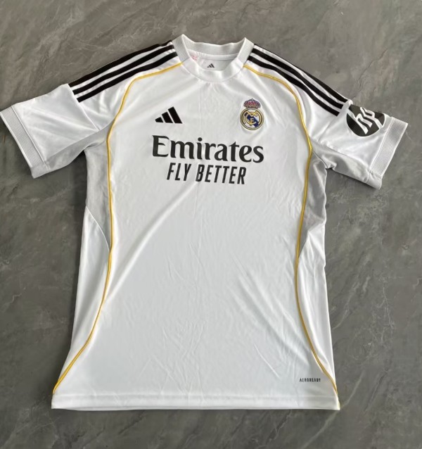 25-26 RMA White Special Edition Fans Soccer Jersey