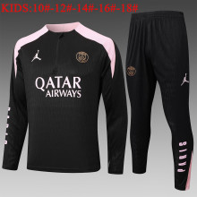 24-25 PSG High Quality Kids Half Pull Tracksuit