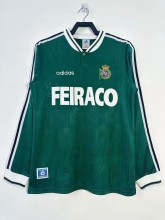1999-2000 Deportivo de La Coruña Away Long Sleeve Retro Soccer Jersey