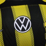 24-25 Ittihad Club Home Print All Sponsor Player Soccer Jersey