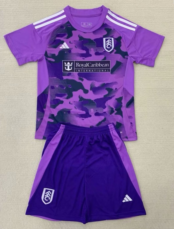 24-25 Fulham Third Kids Soccer Jersey