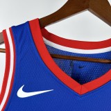 24-25 Kings SABONIS #11 Blue City Edition Top Quality Hot Pressing NBA Jersey