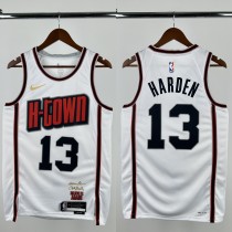 24-25 ROCKETS HARDEN #13 White City Edition Top Quality Hot Pressing NBA Jersey 24-25 ROCKETS HARDEN #13 White City Edition Top Quality Hot Pressing NBA Jersey