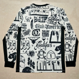 24-25 Club America Beige Black Long Sleeve Training shirts