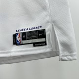 22-23 Lakers KNECHT #4 White Top Quality Hot Pressing NBA Jersey(圆领)