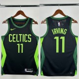24-25 CELTICS IRVING #11 Black City Edition Top Quality Hot Pressing NBA Jersey