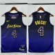 24-25 LAKERS KNECHT #4 Royal blue City Edition Top Quality Hot Pressing NBA Jersey