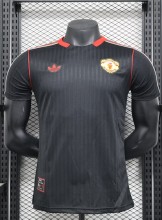 25-26 Man Utd Black Casual Special Edition Player Version Soccer Jersey