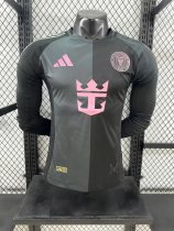 25-26 Inter Miami Away Long Player Version Soccer Jersey 长袖 25-26 Inter Miami Away Long Player Version Soccer Jersey 长袖