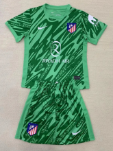 24-25 ATM Green GoalKeeper Kids Soccer Jersey