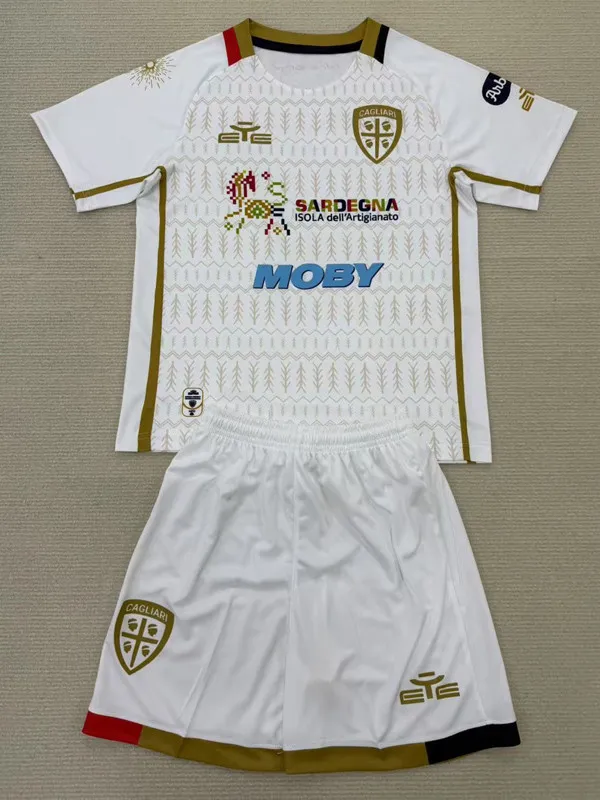 24-25 Cagliari Away Kids Soccer Jersey
