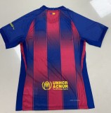 25-26 BAR Home Player Version Soccer Jersey