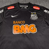 2012-2013 Santos FC Black Retro Soccer Jersey