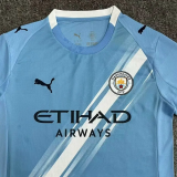 25-26 Man City Home Fans Soccer Jersey