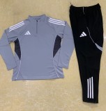 2025 AD Gray Half Pull Tracksuit 