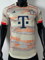 25-26 Bayern Special Edition Khaki Red Player Version Soccer Jersey