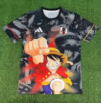 25-26 Japan Black Special Edition Fans Soccer Jersey *草帽