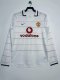 2003-2005 Man Utd Away Long Sleeve  Retro Soccer Jersey