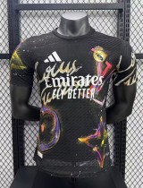 25-26 RMA Black Blue Special Edition Player Version Training Shirts *L 25-26 RMA Black Blue Special Edition Player Version Training Shirts *L