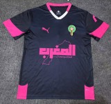 25-26 Morocco Black Pink Special Edition Fans Soccer Jersey