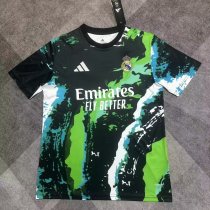 25-26 RMA Black Green Special Edition Fans Training Shirts 25-26 RMA Black Green Special Edition Fans Training Shirts