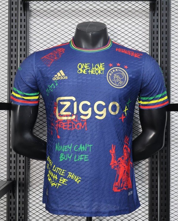 24-25 Ajax Royal Blue Special Edition Player Version Soccer Jersey