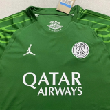 24-25 PSG Green Goalkeeper Fans Soccer Jersey