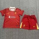 24-25 LIV Home Kids Soccer Jersey*背后带冠军杯