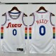 24-25 76ERS MAXEY #0 White City Edition Top Quality Hot Pressing NBA Jersey