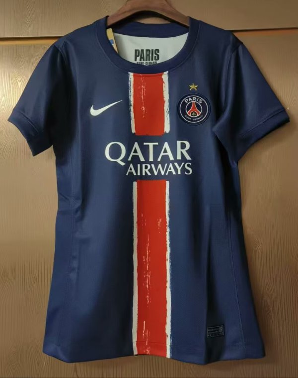 24-25 PSG Home Women Fans Soccer Jersey（女）