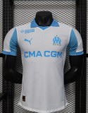 25-26 Marseille Home Player Version Soccer Jersey