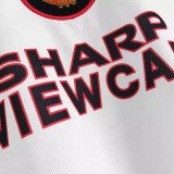 1996-1997 Man Utd Away White Retro Soccer Jersey