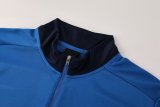 25-26 High Quality Half Pull Tracksuit— Blue 蓝色