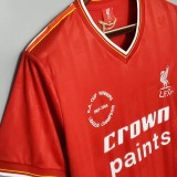 1985-1986 LIV Home Retro Soccer Jersey