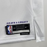 24-25 Lakers O'Neal #34 White Top Quality Hot Pressing NBA Jersey(圆领)