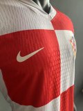 2024 Croatia European Cup Home Player Version Soccer Jersey