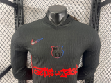 24-25 BAR Away Limited Edition Long Sleeve Player Version Soccer Jersey (Print Cactus Jack)