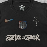 25-26 BAR Black High Quality Casual T-Shirt #圆领黑标