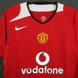 2004-2006 Man Utd Home Retro Soccer Jersey