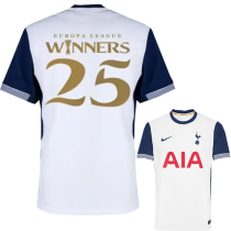 24-25 TOT Home Print Europa League Winners #25 Fans Soccer Jersey