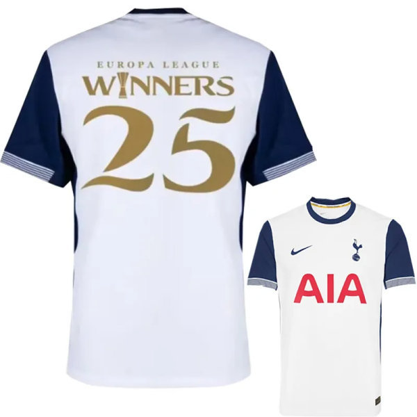 24-25 TOT Home Print Europa League Winners #25 Fans Soccer Jersey