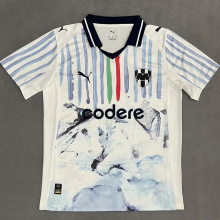 25-26 Monterrey Blue White Fans Soccer Jersey